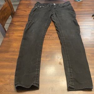 True Religion skinny flap black.